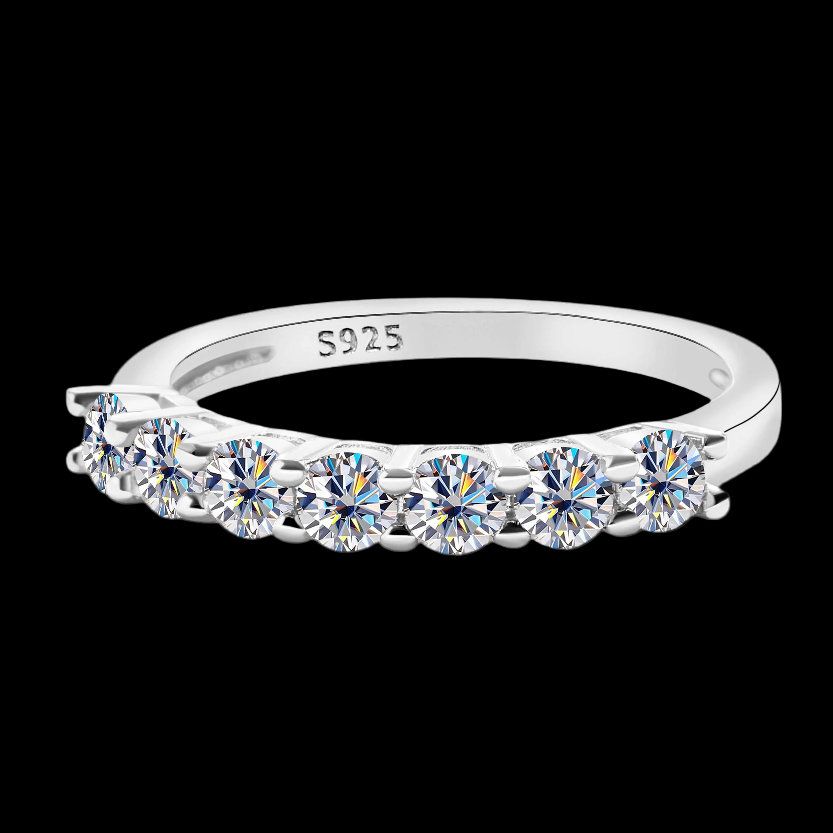 3mm Moissanite Eternity Band