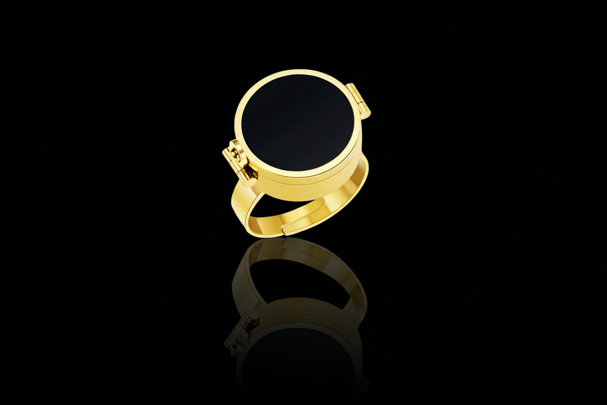 Aurielle 18K Lip Balm Ring