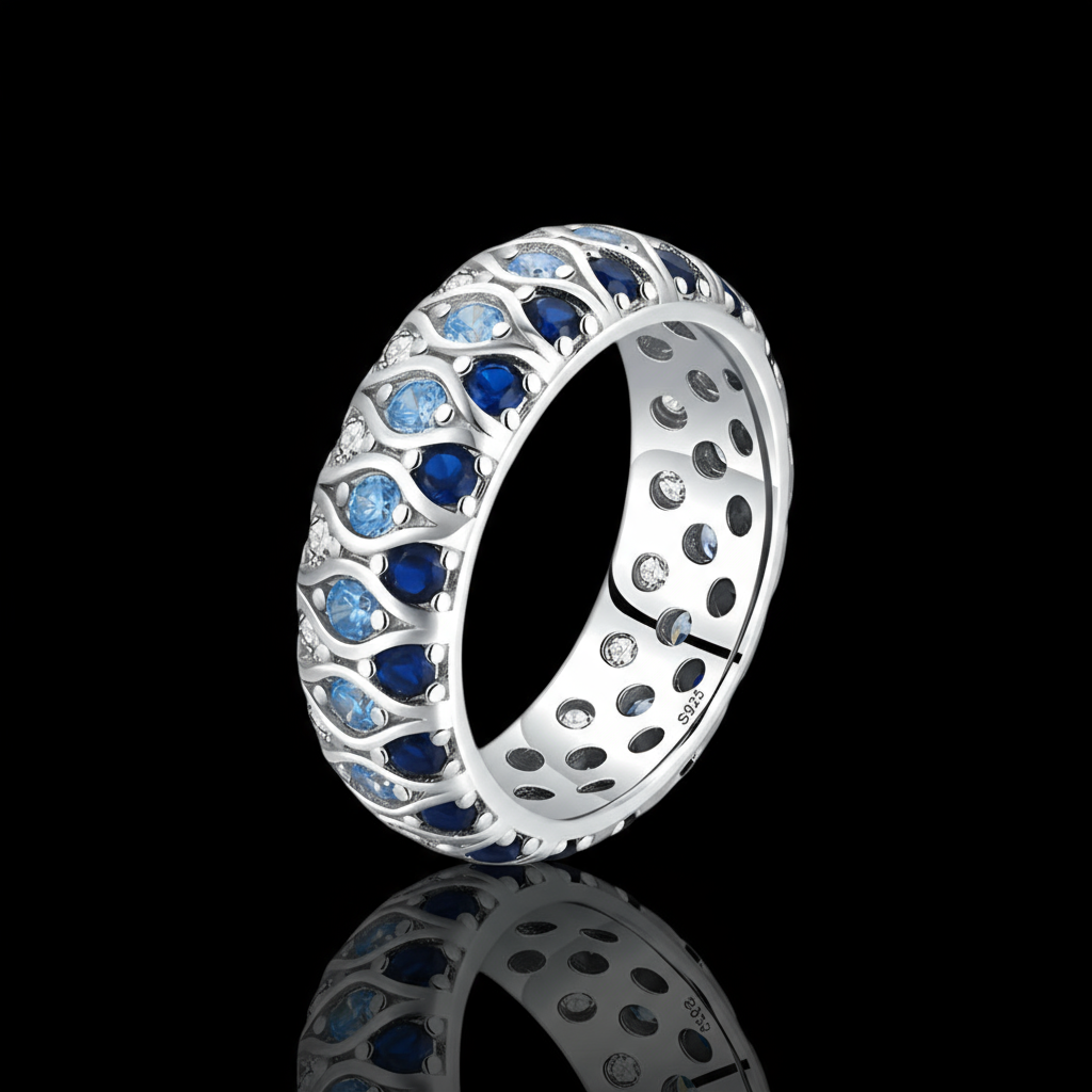 Amore Heart Zircon Wedding Ring