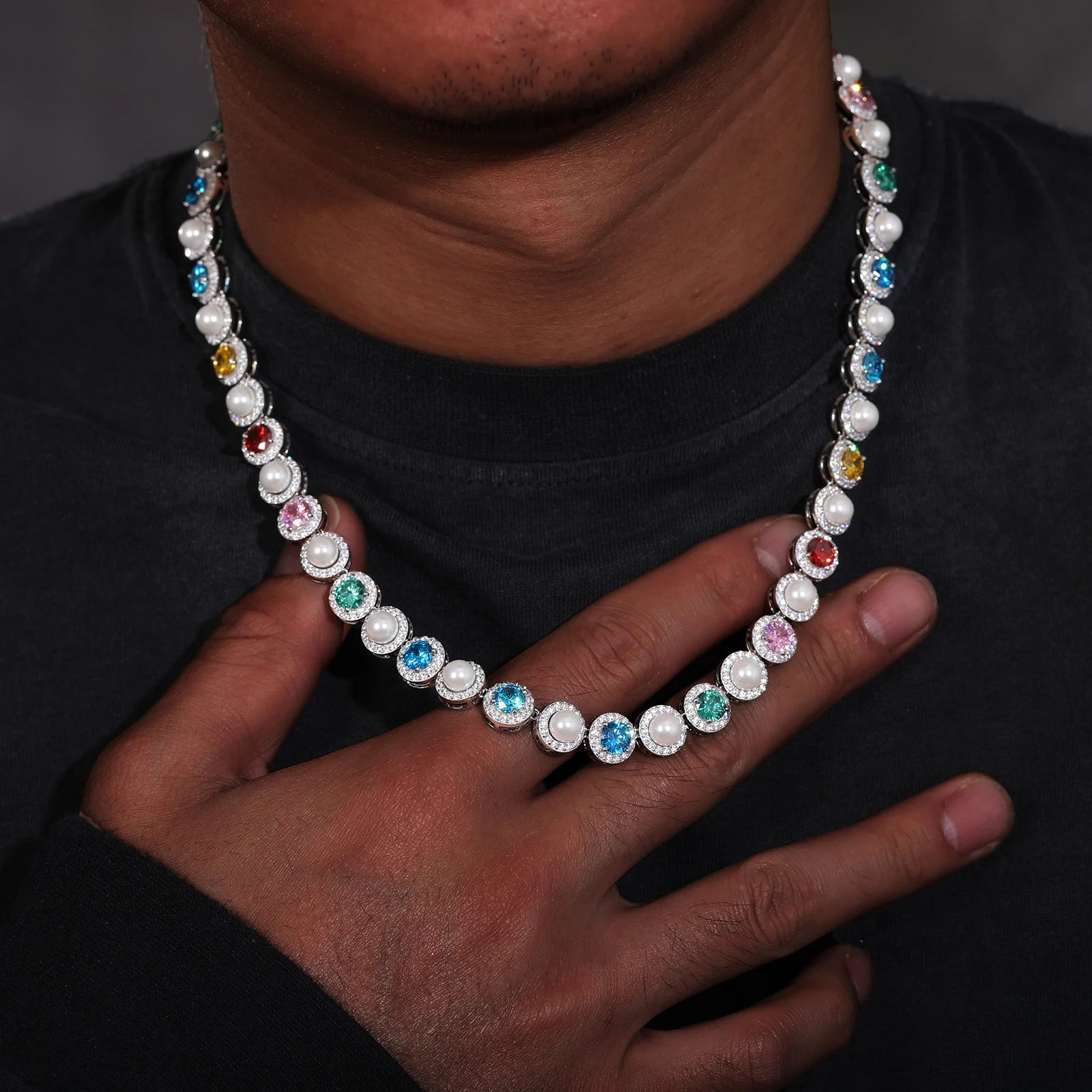 Dian Tennis Necklace