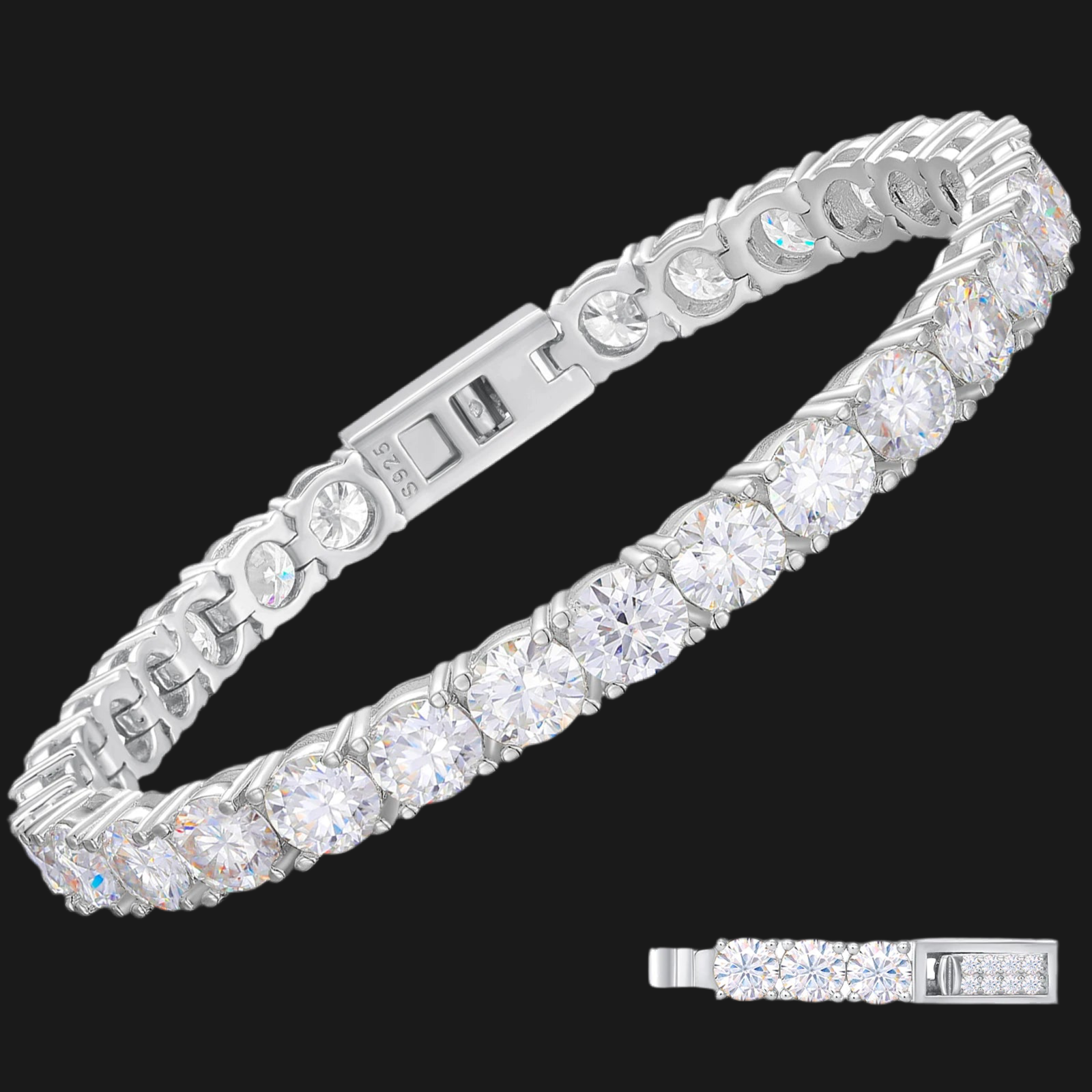 LUMINARA Full Moissanite Tennis Chain