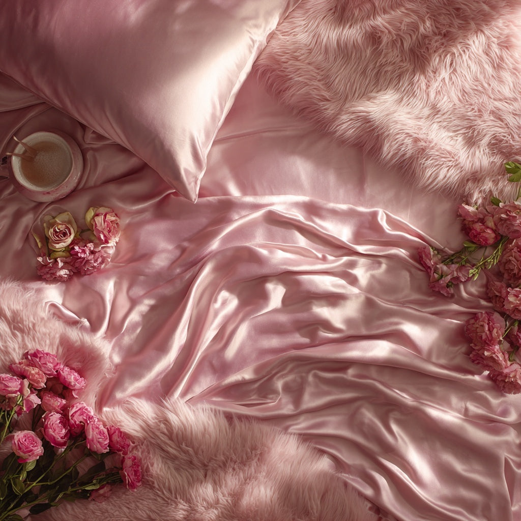PINK - Mulberry Silk Bed Ensemble Set