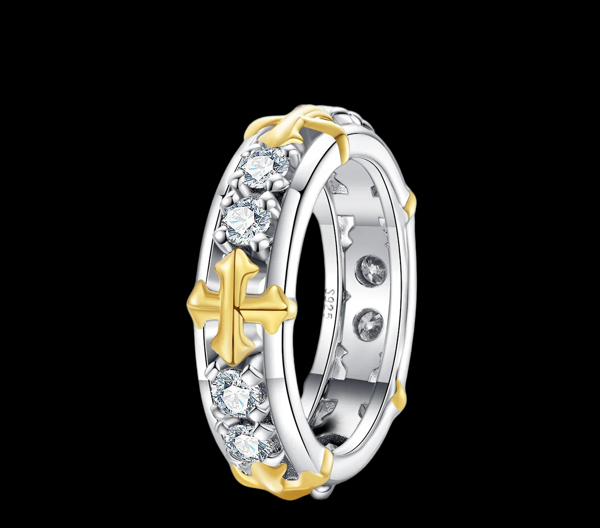 OVINIA 18K MOISSANITE RING