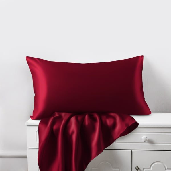 Wine red - Mulberry Silk Bed Ensemble Set