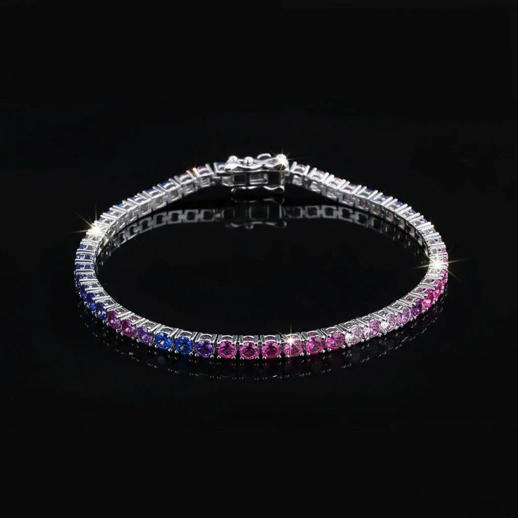 Élira Rainbow Tennis Bracelet