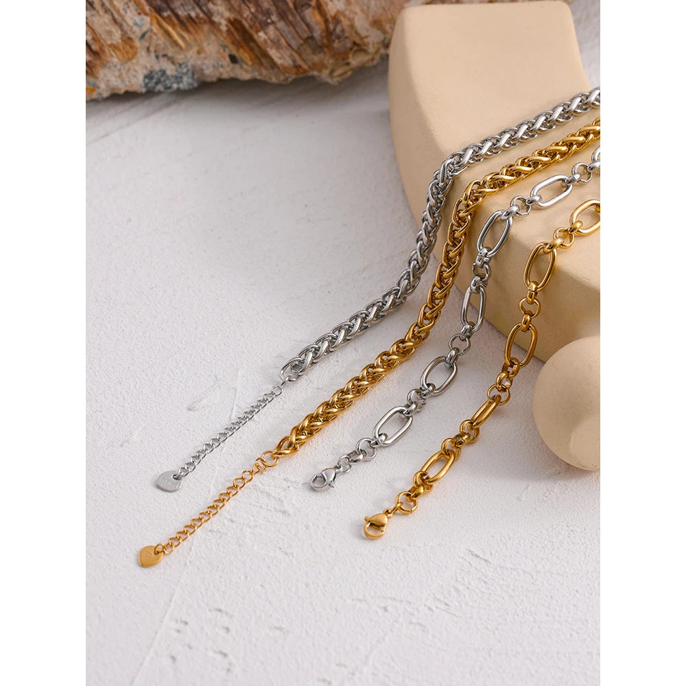 Statement Golden Glossy Thick Chunky Collar Necklace