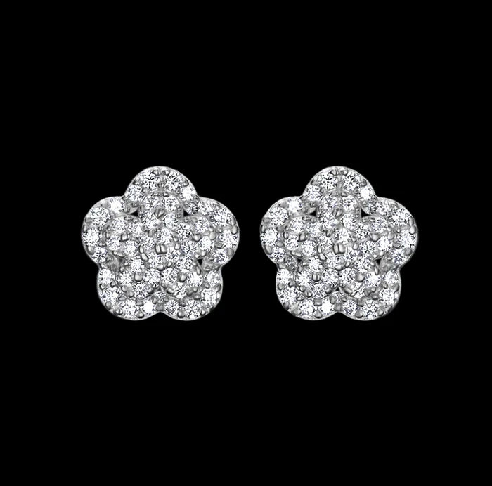 Moissanite 18K Stud Earrings