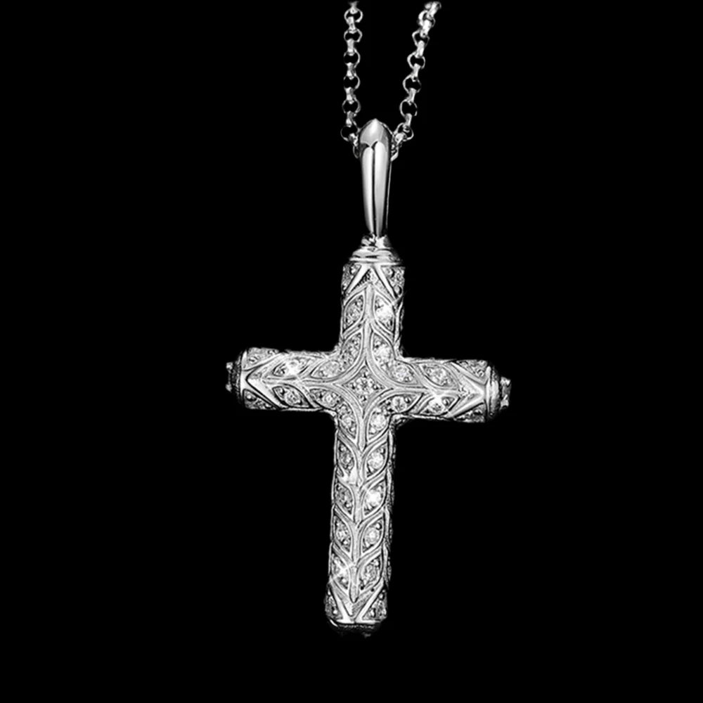 LUMINA Moissanite Cross