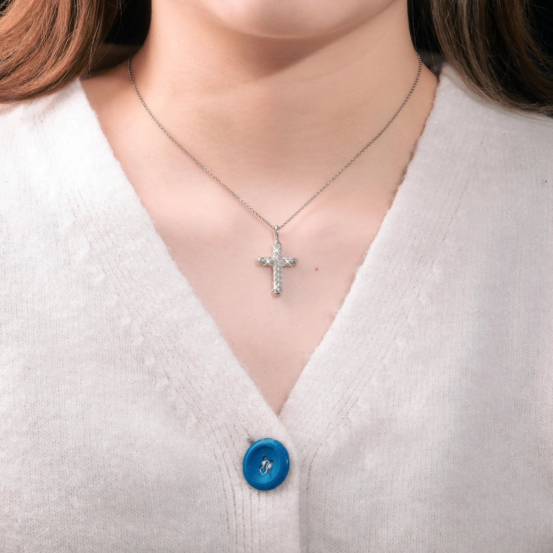 LUMINA Moissanite Cross