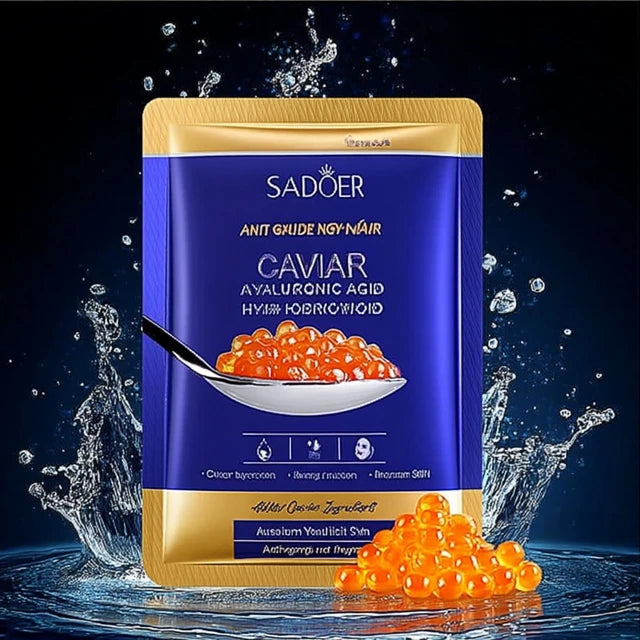 CAVIAR HYALURONIC FACIAL MASK – 5PCS
