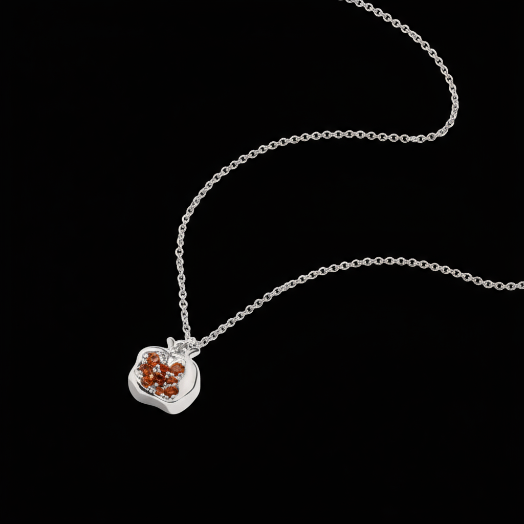 Pomegranate Elegance Necklace