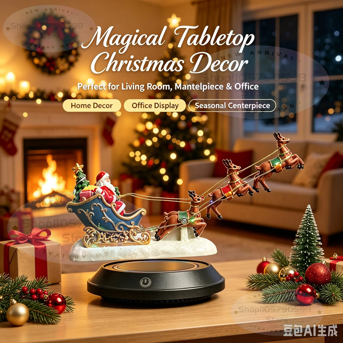 Levitation Magnetic Floating Santa