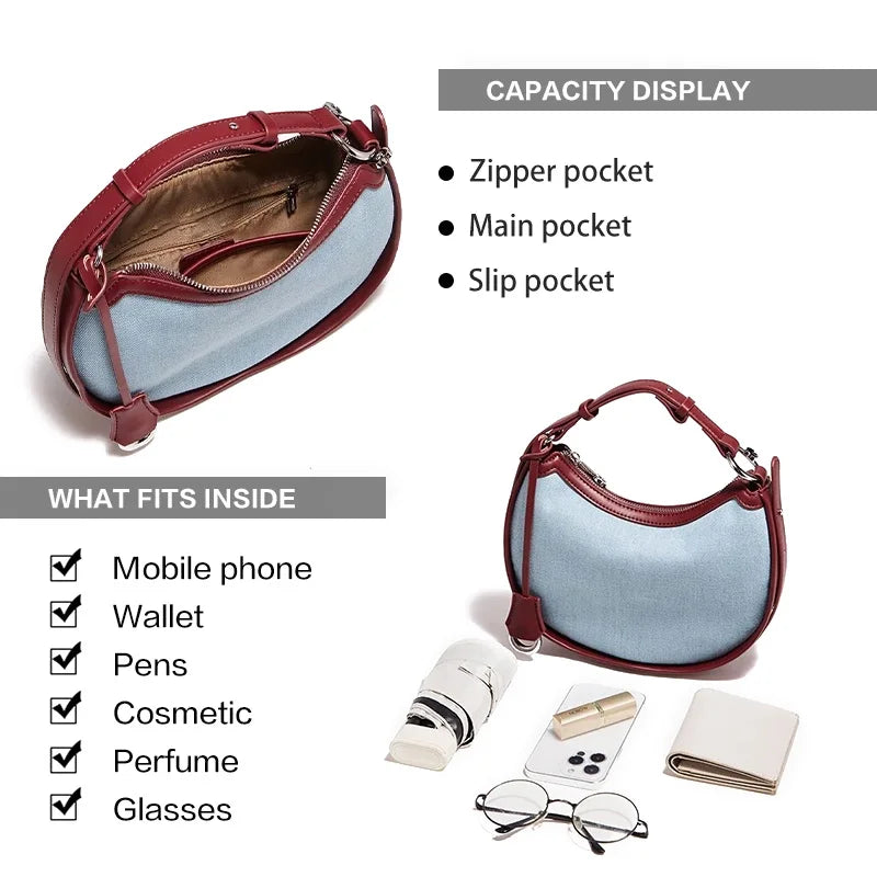 Lune Déminée Mini Half-Moon