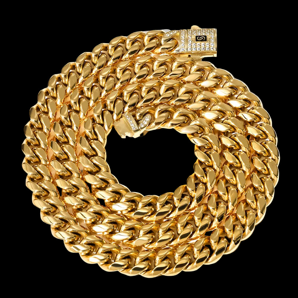 Monaco – CZ Cuban 14K