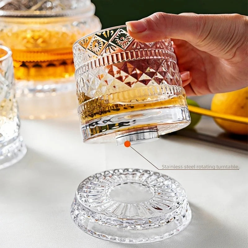 Aurora Spin Whiskey Glasses