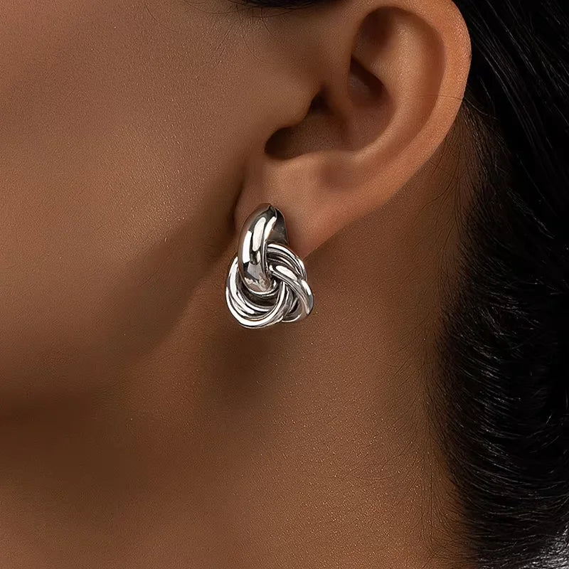 ELARA Knot Stud Earrings