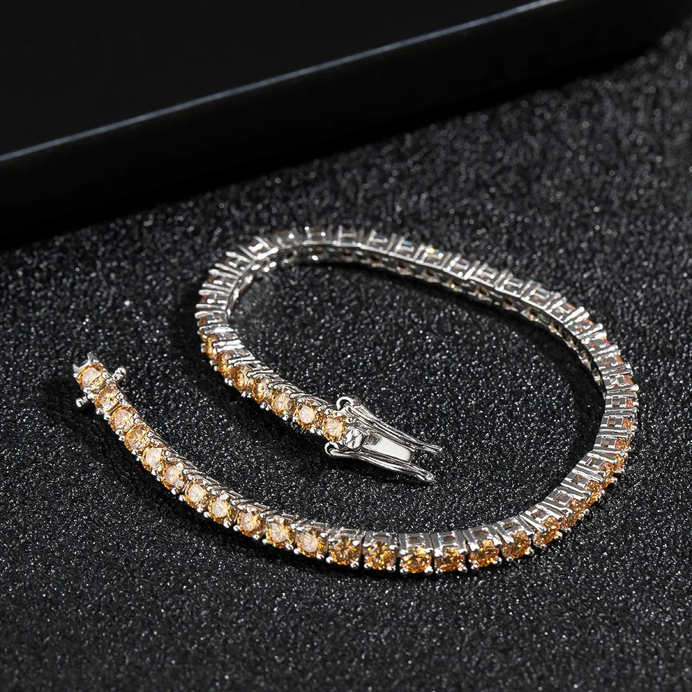 ÉCLAT CHAMPAGNE TENNIS BRACELET