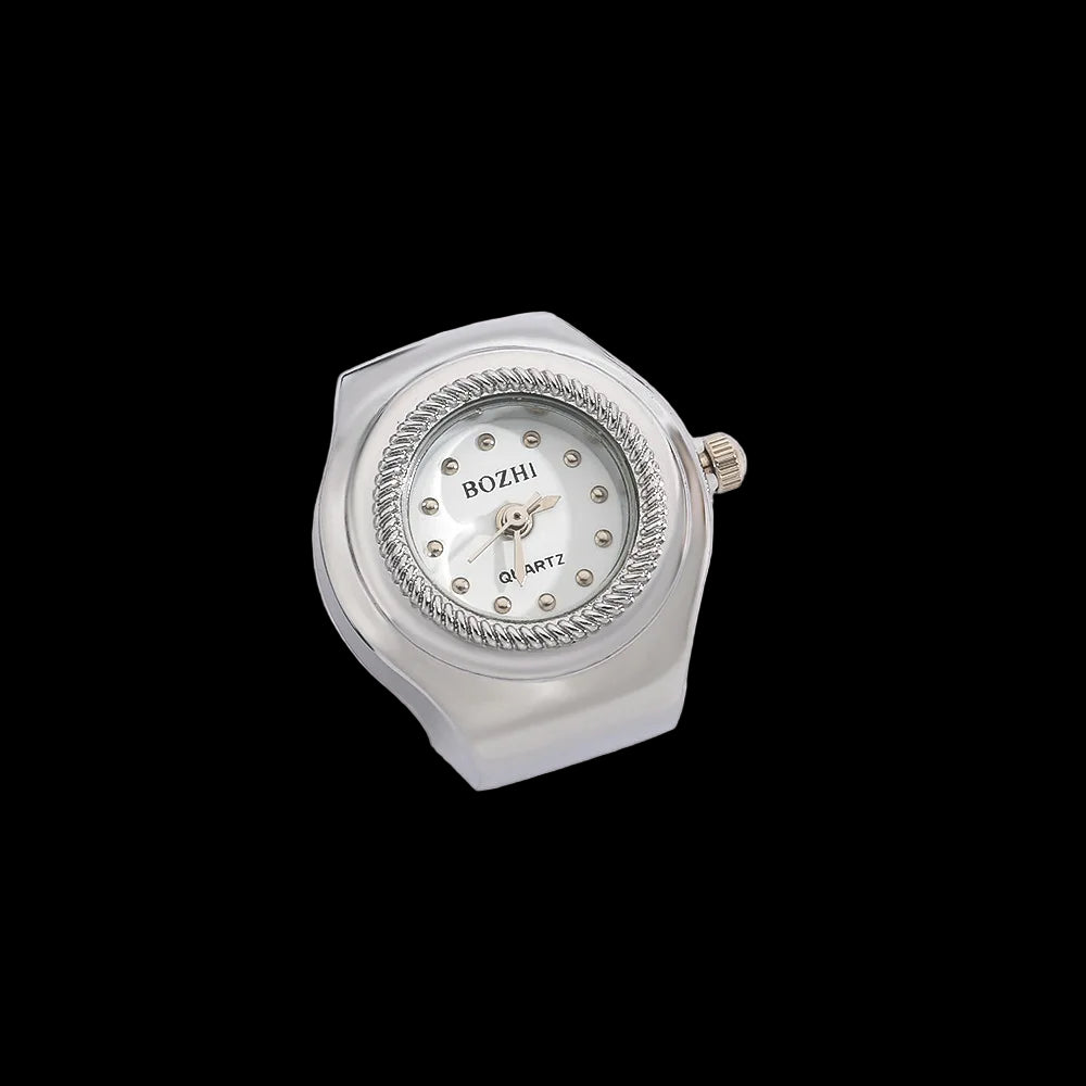 BOZHI Vintage Finger Watch Ring
