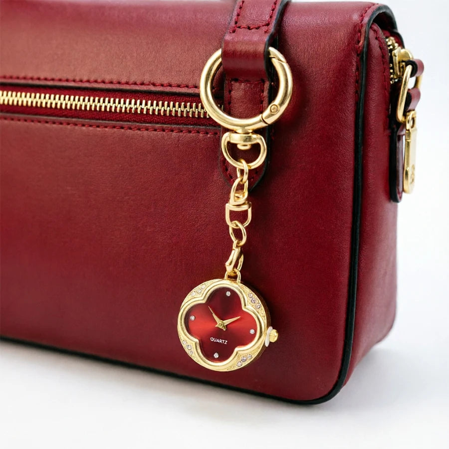 CLOVER Four-Leaf Luxury Keychain Watch