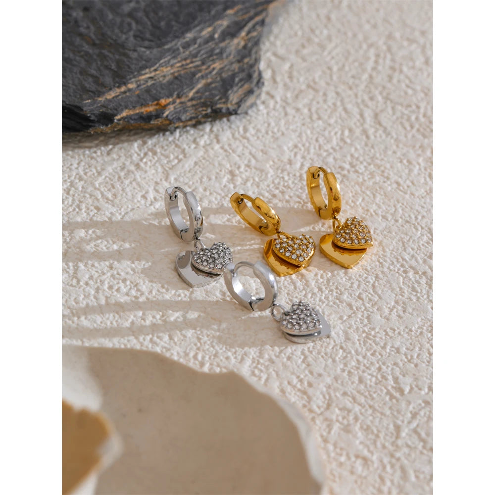 Drop Hoop Earrings