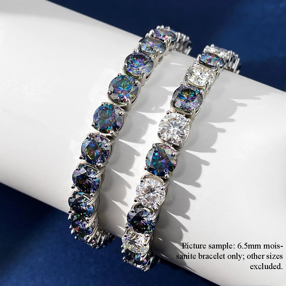 Éclat Blue Tennis Bracelet