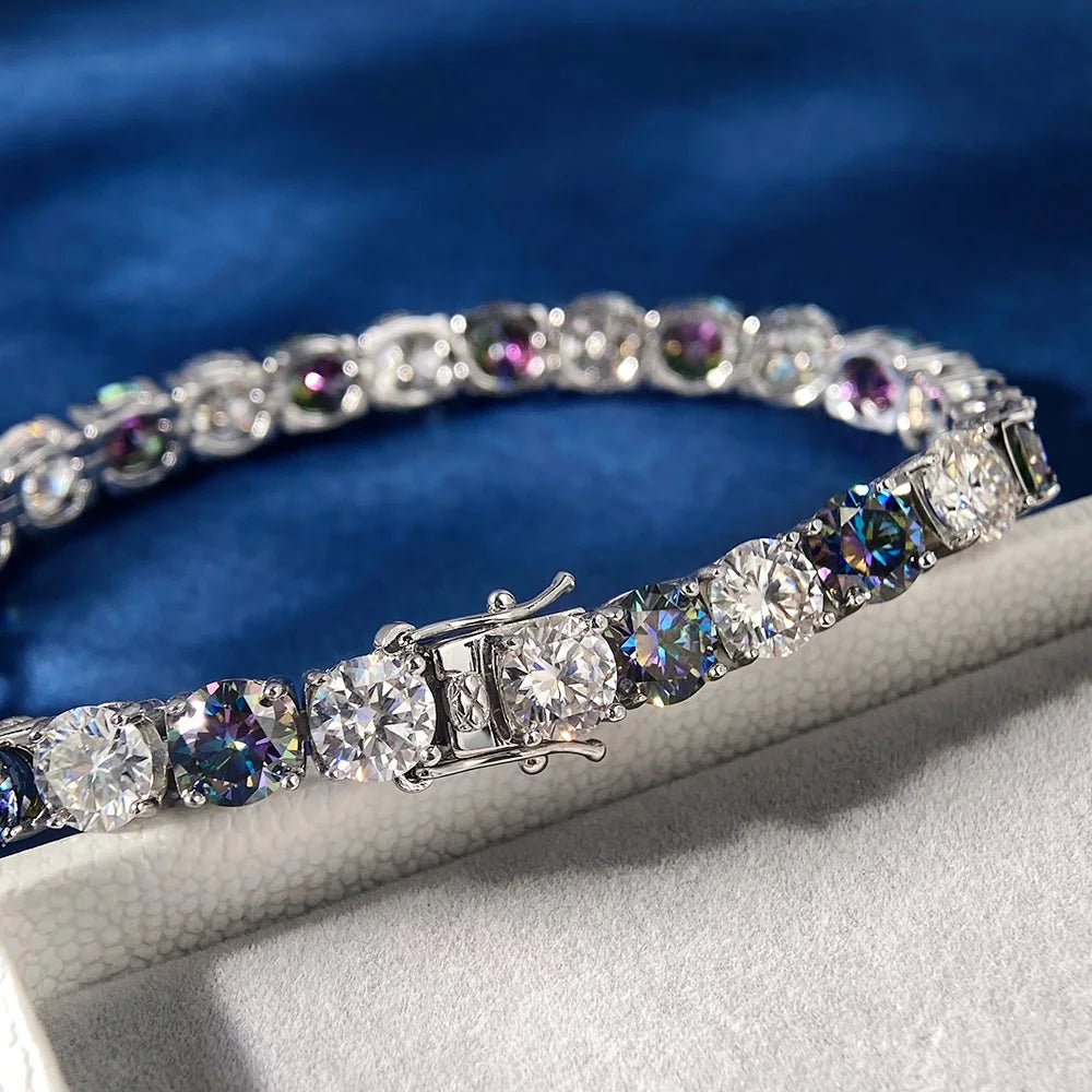 Éclat Blue Tennis Bracelet