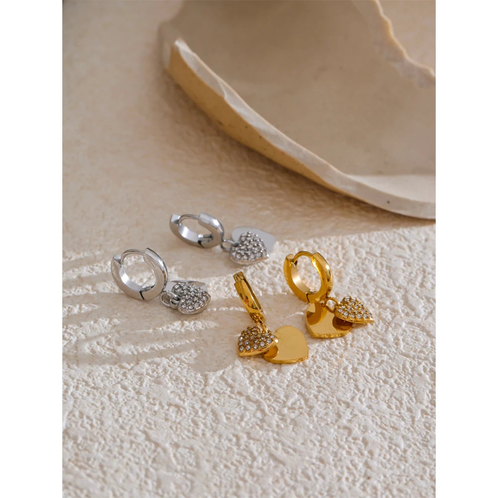 Drop Hoop Earrings