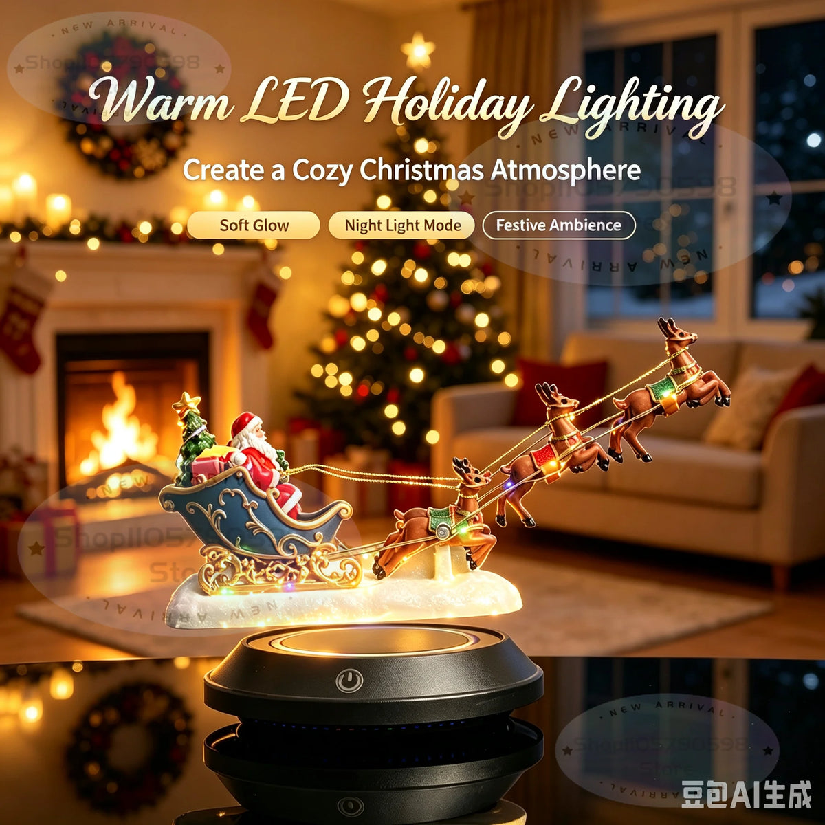 Levitation Magnetic Floating Santa