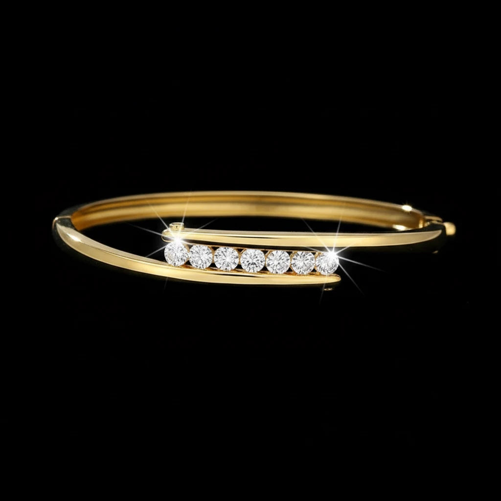 AURION S925 Moissanite Bangle