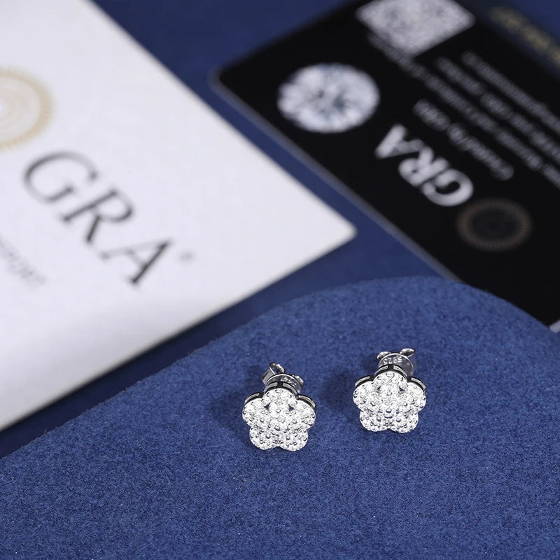 Moissanite 18K Stud Earrings