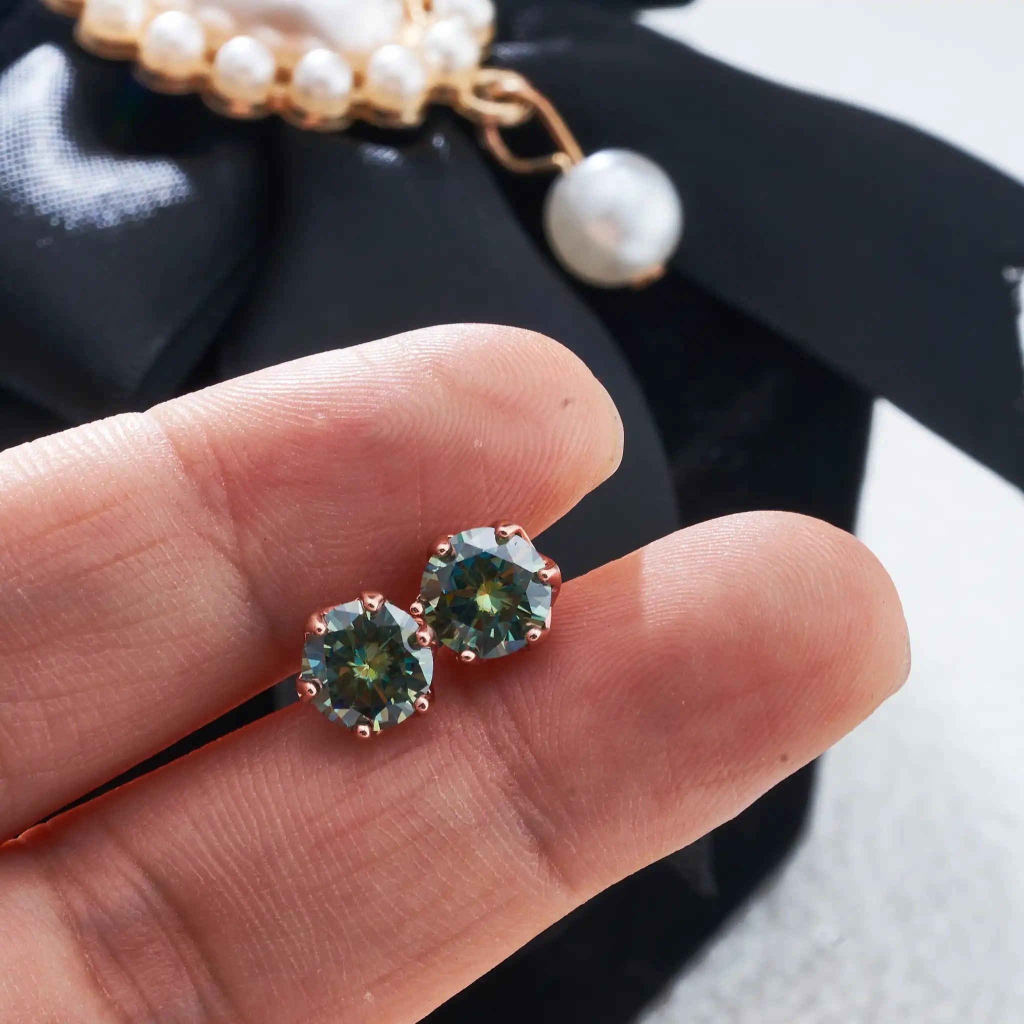 Rosé Radiance Earrings