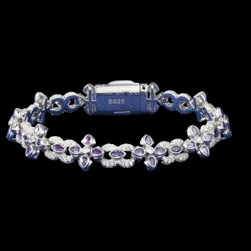 INFINITA Moissanite Cuban Link Bracelet