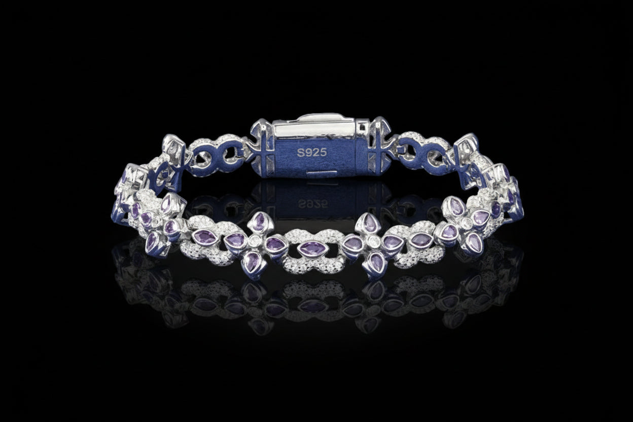 INFINITA Moissanite Cuban Link Bracelet