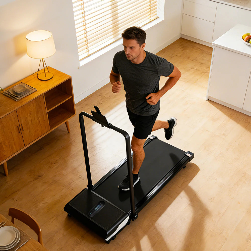 ONEWALK Portable Foldable Electric Treadmill with Vibration Walking Pad