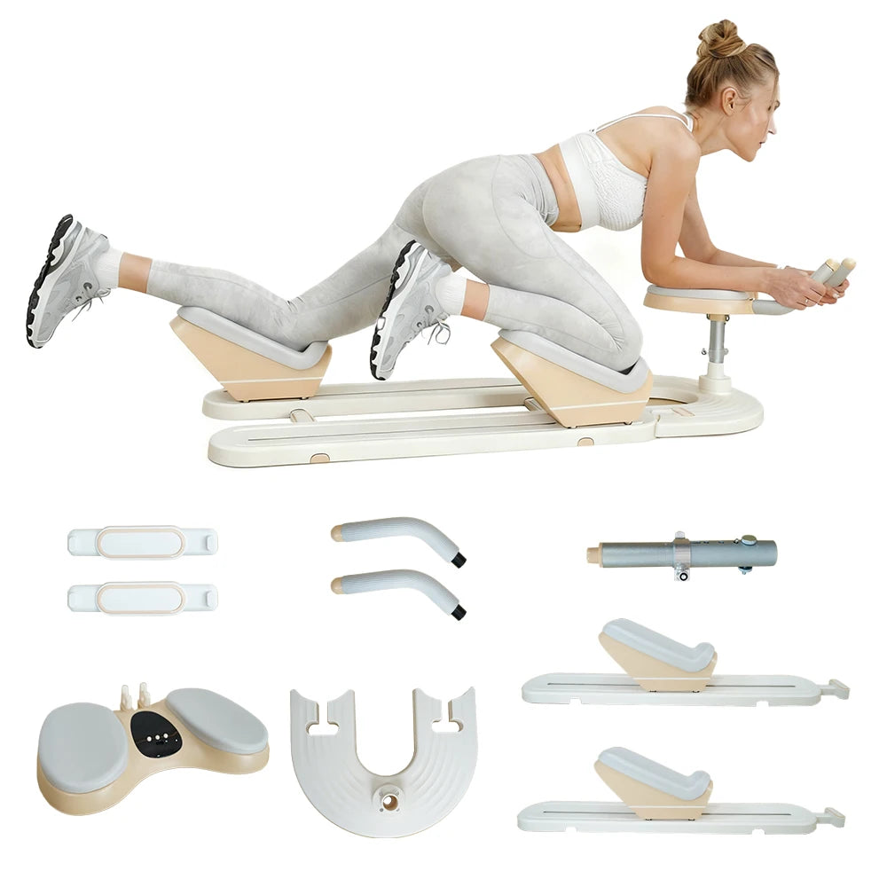 Abdominal Trainer – Full Core, Shoulder & Back Strengthening Home Fitness Machine with Joint Protection