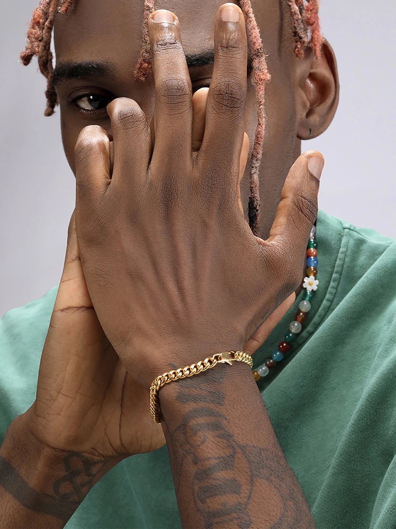 18K Gold-Plated Cuban Chain Bracelet