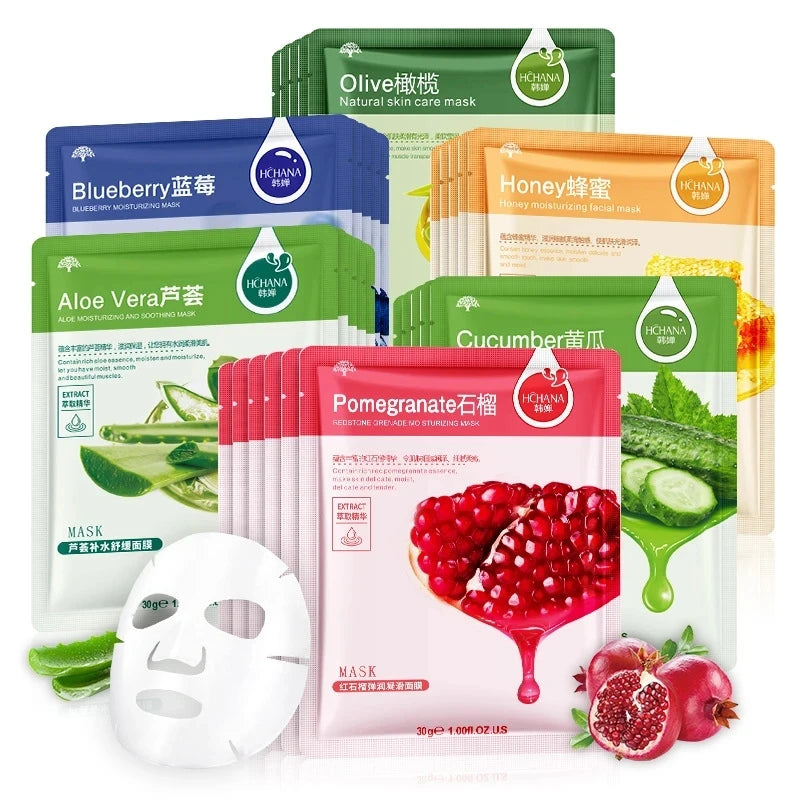 NATURAL PLANT FACIAL MASK – 30PCS