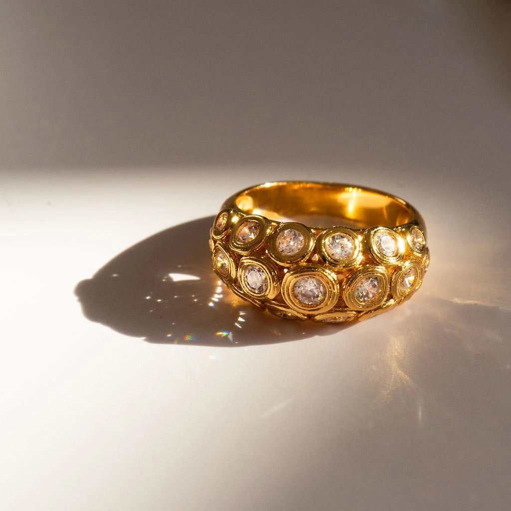Sparkling Cubic Zirconia Ring