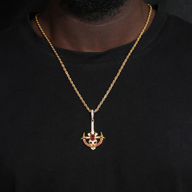 NORDIC ANCHOR PENDANT