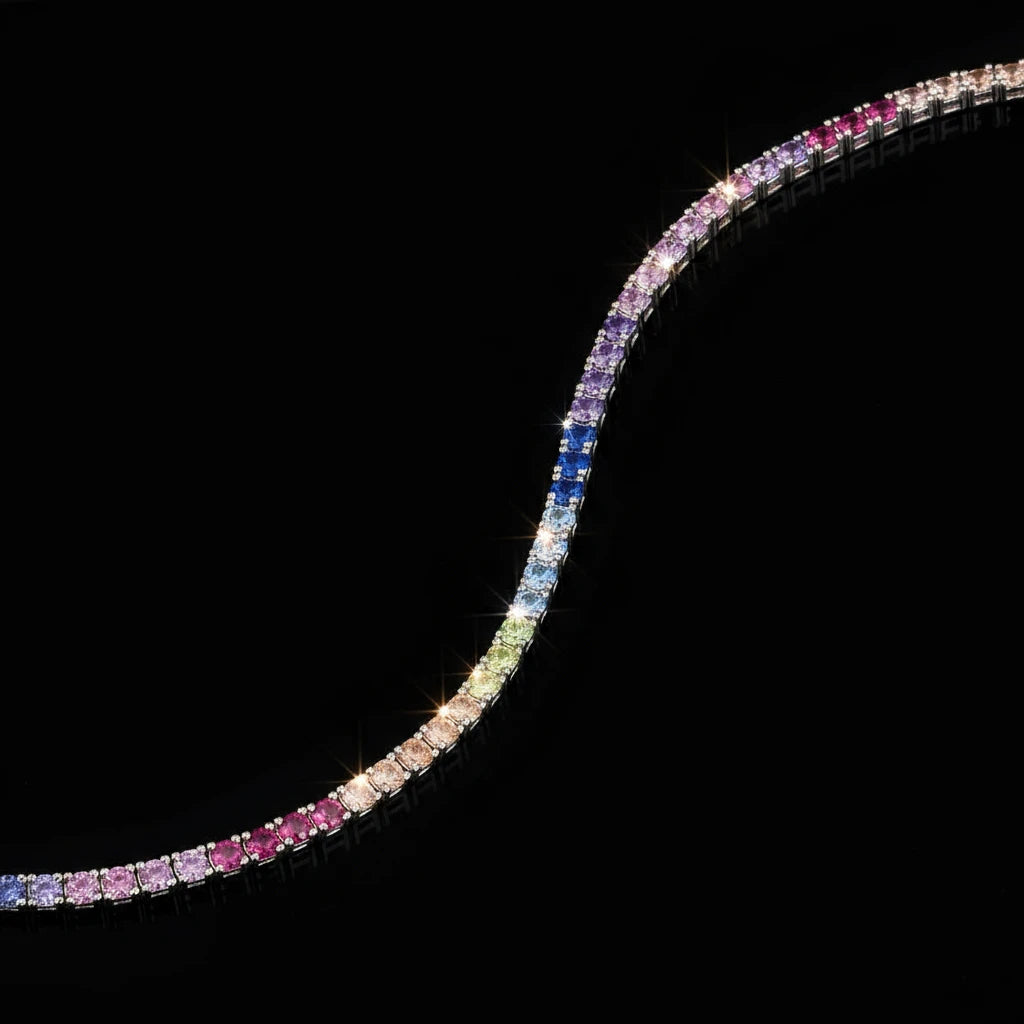 Élira Rainbow Tennis Bracelet