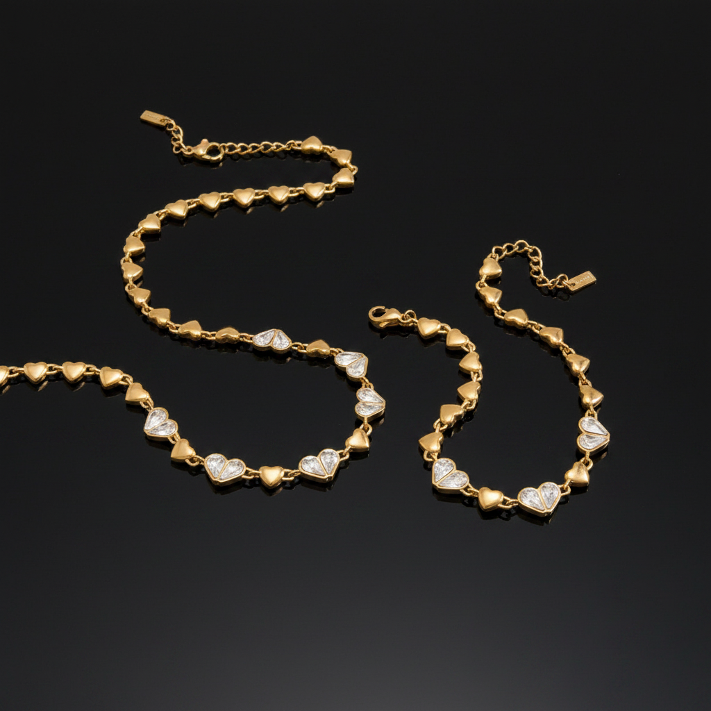 18k Gold Plated Multi set