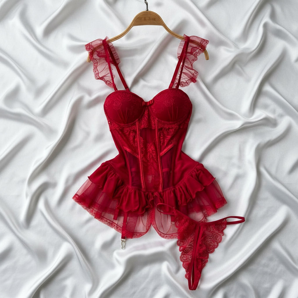 LUXURY LACE INTIMATE SET