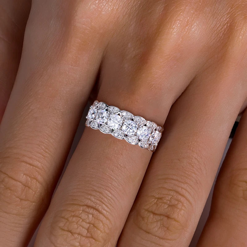 Sixième Éclat VVS1 D MOISSANITE