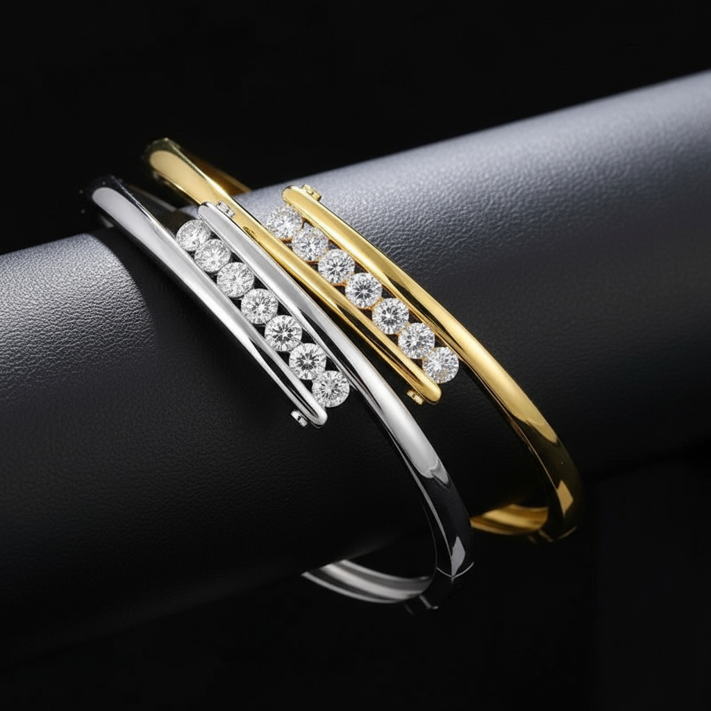 AURION S925 Moissanite Bangle