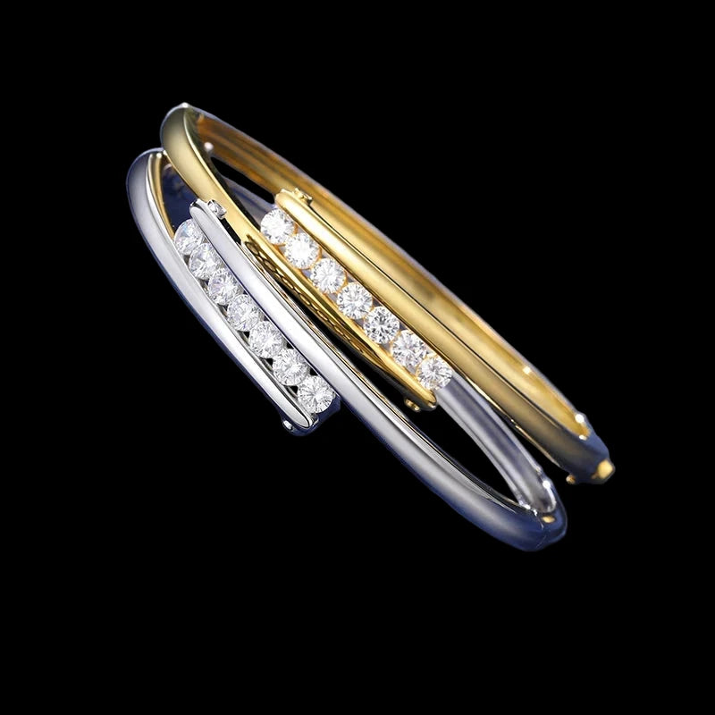 AURION S925 Moissanite Bangle