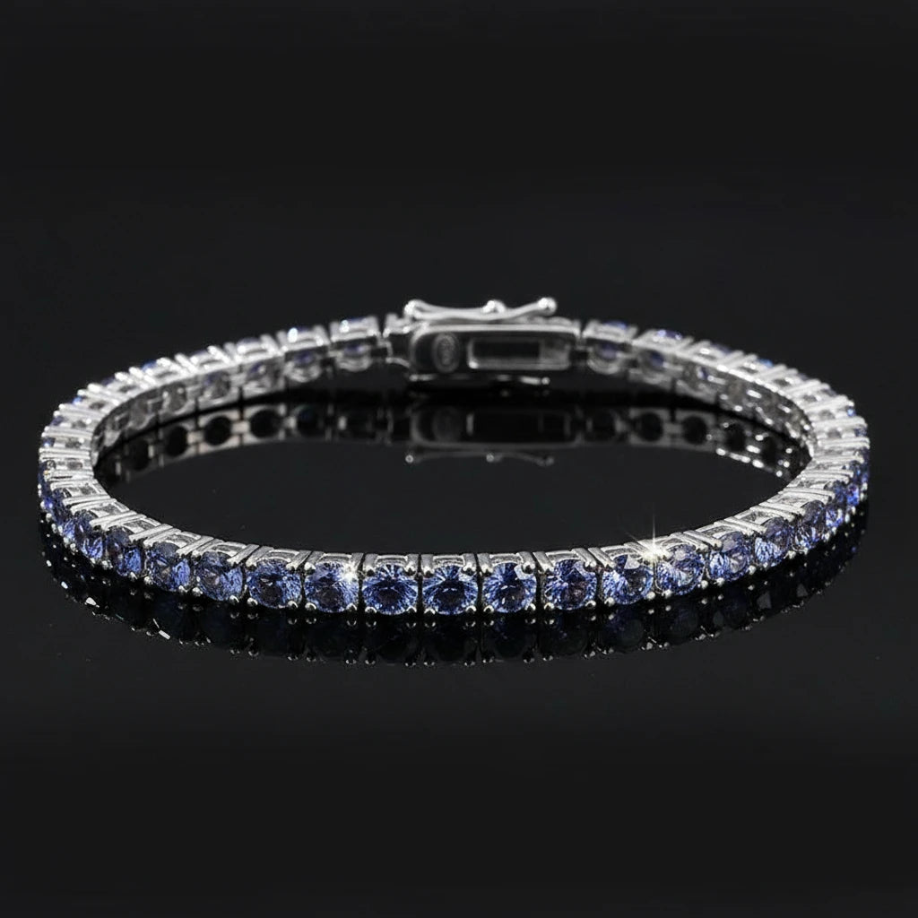 Éclat Blue Tennis Bracelet