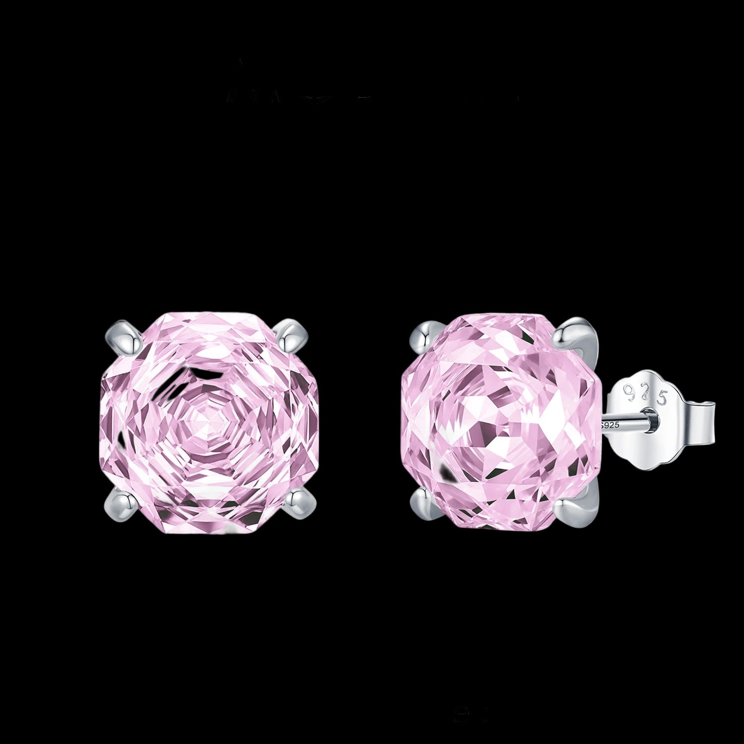 Geometric Zircon Stud Earrings