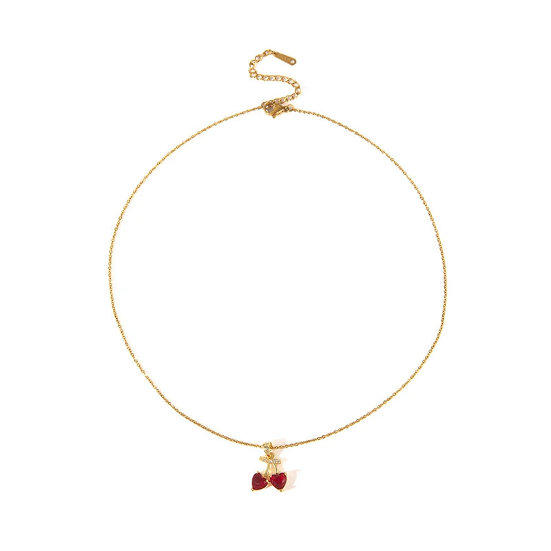 Cherry Pendant Necklace