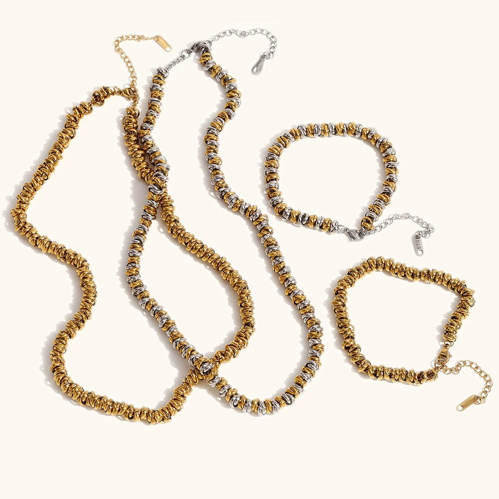 18K Gold Plated MIXED BEAD SETS