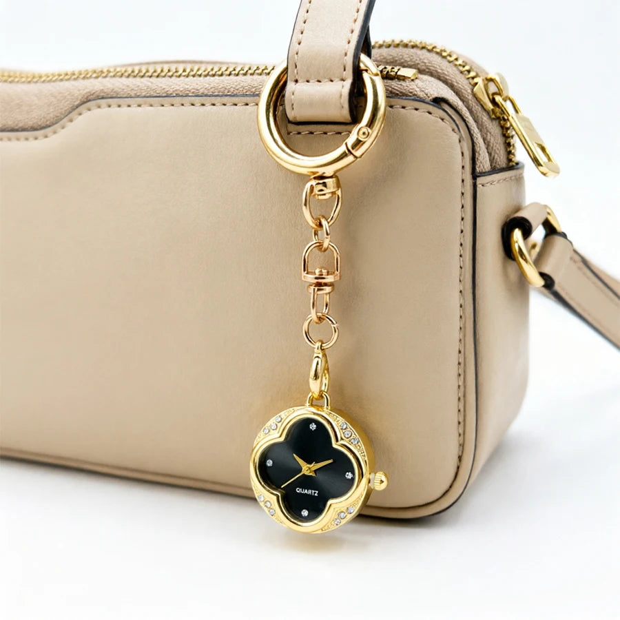 CLOVER Four-Leaf Luxury Keychain Watch